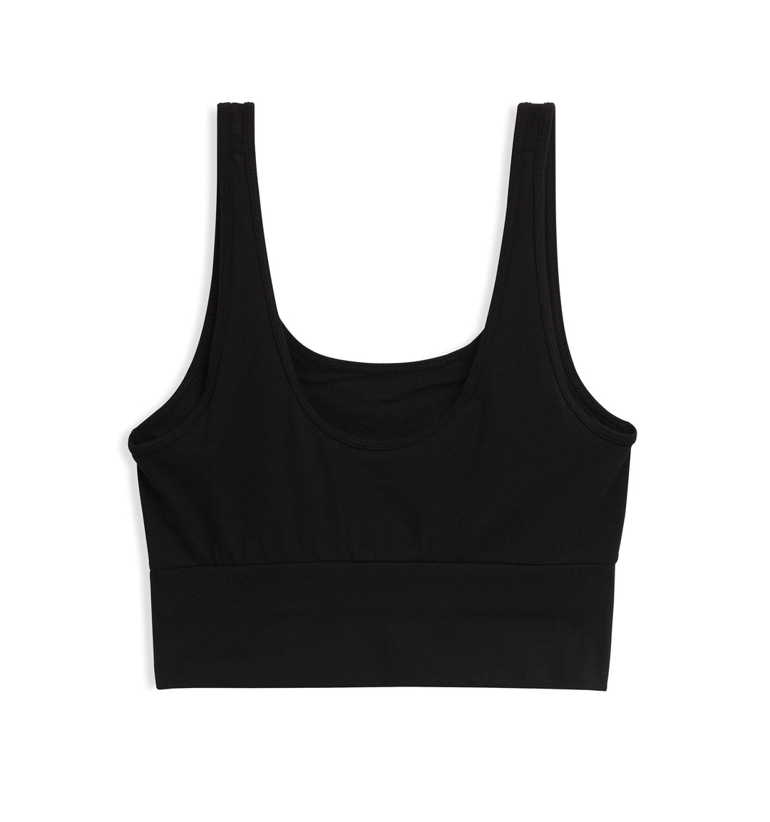 Longline Scoop Bra - X= Black