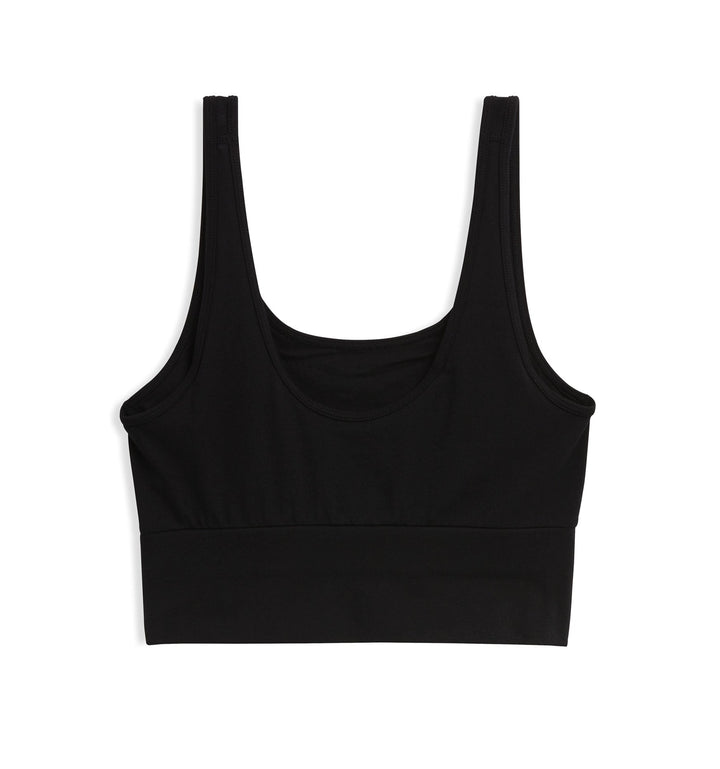 Longline Scoop Bra - X= Black