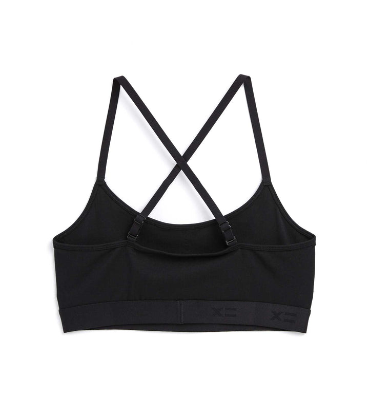 Low Cut Soft Bra - X= Black