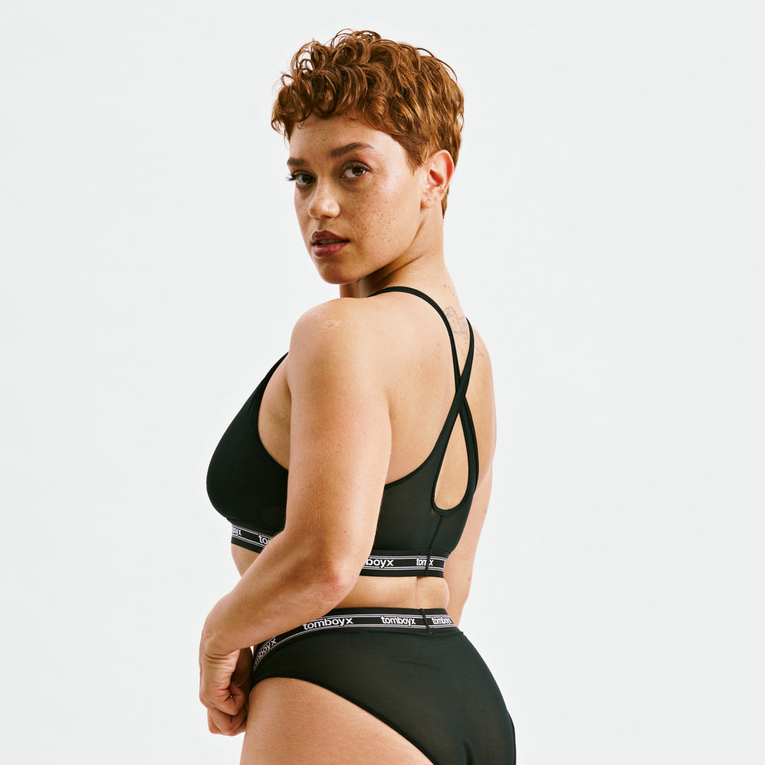 Powermesh Bralette - Black