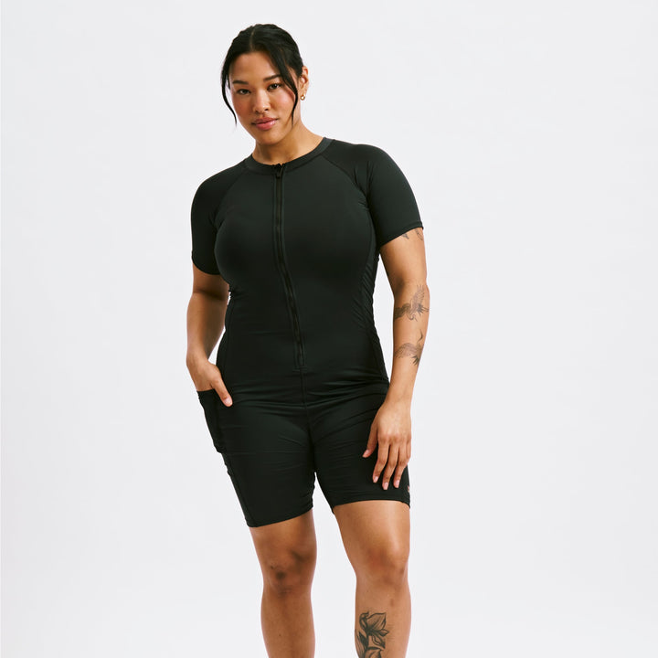 Swim 6" Unisuit - Black