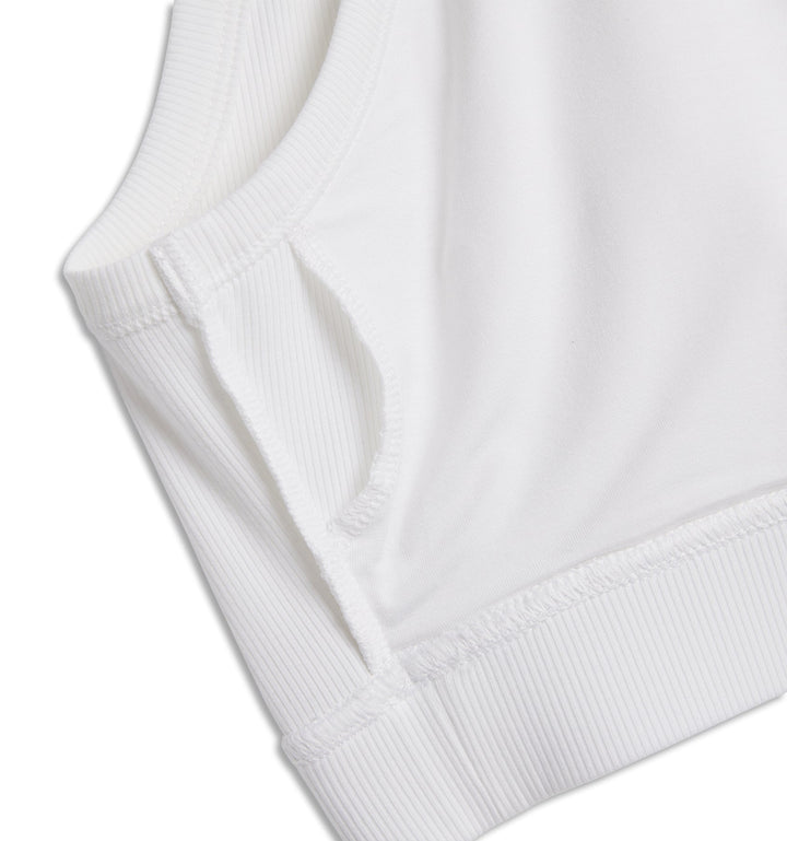 Bamboo Rib Essentials Soft Bra - Bright White