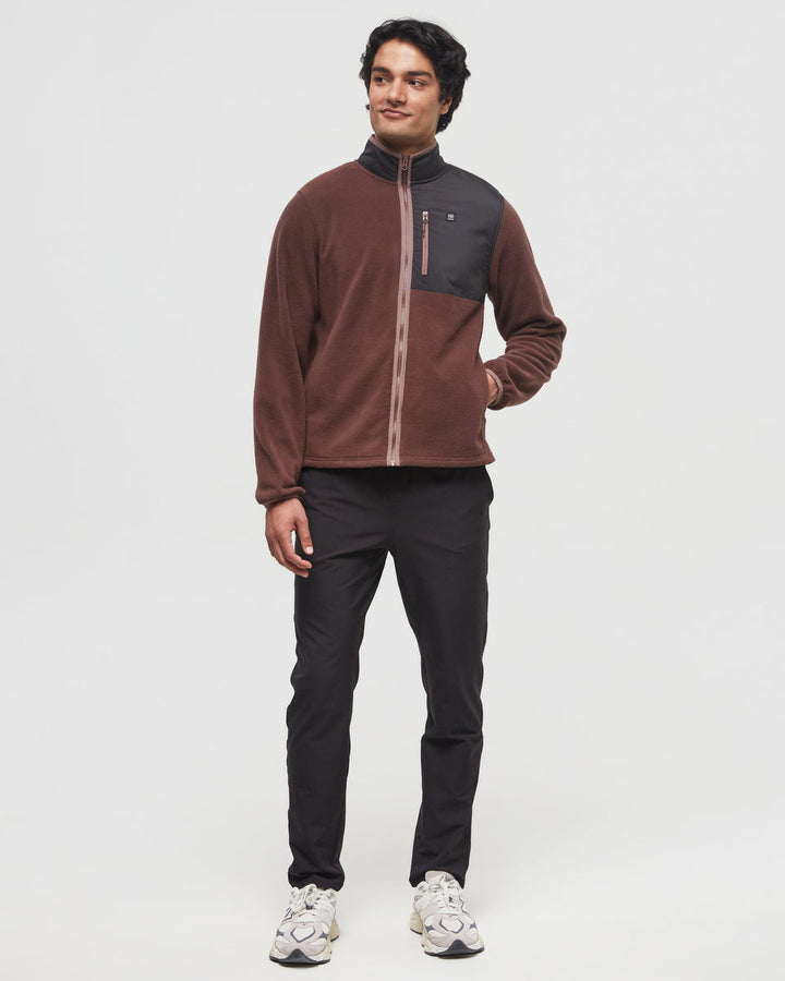Recycled MicroFleece Contrast Full Zip