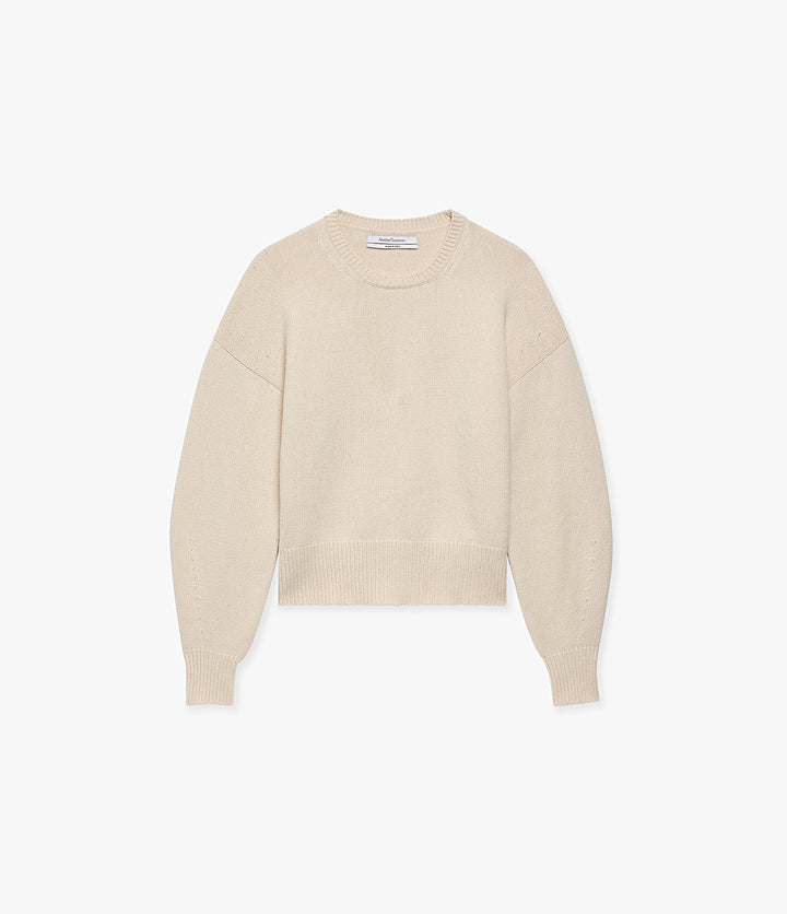 Cashmere Knit Sweatshirt