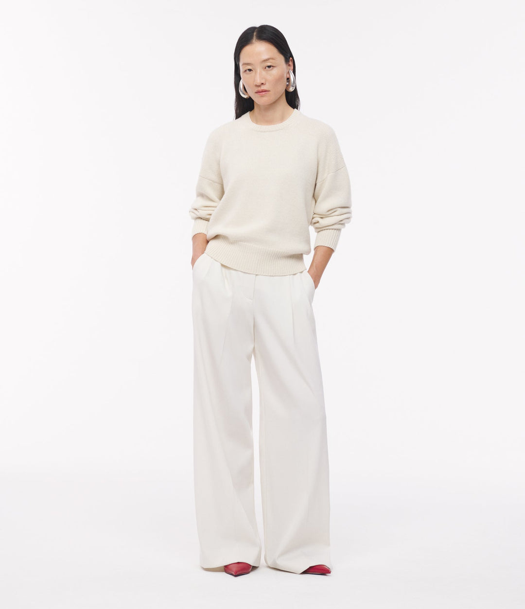 Cashmere Knit Sweatshirt