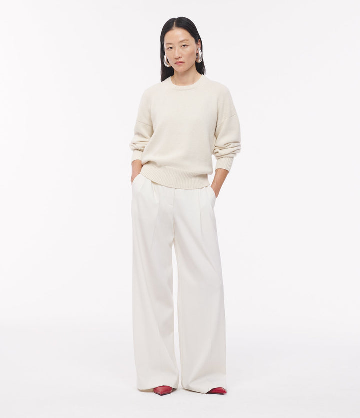 Cashmere Knit Sweatshirt