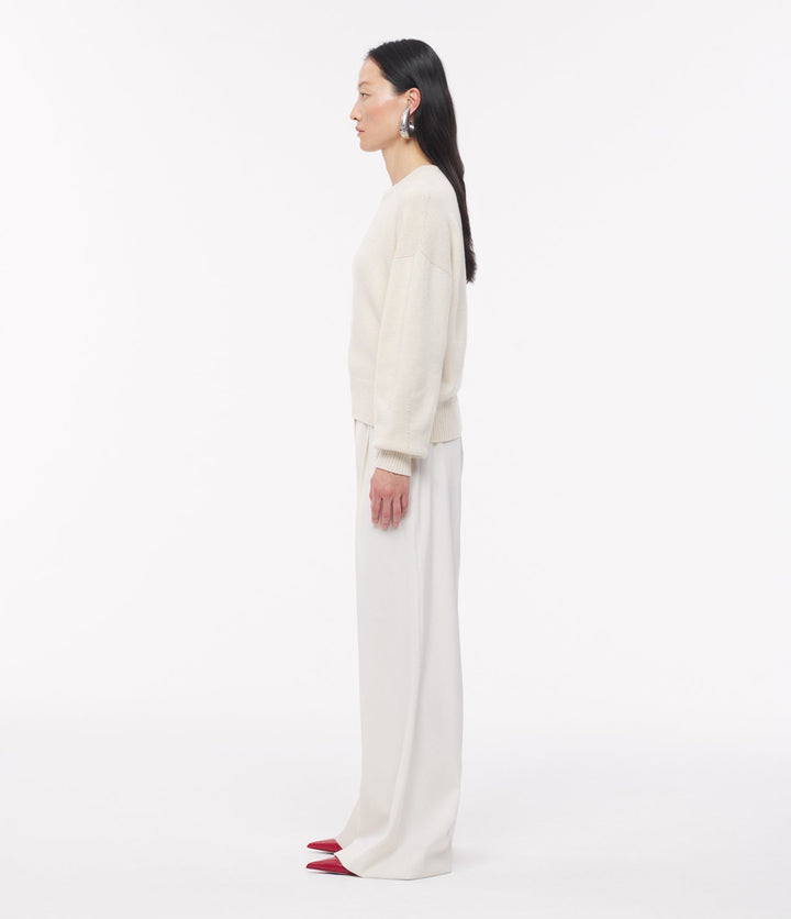 Cashmere Knit Sweatshirt