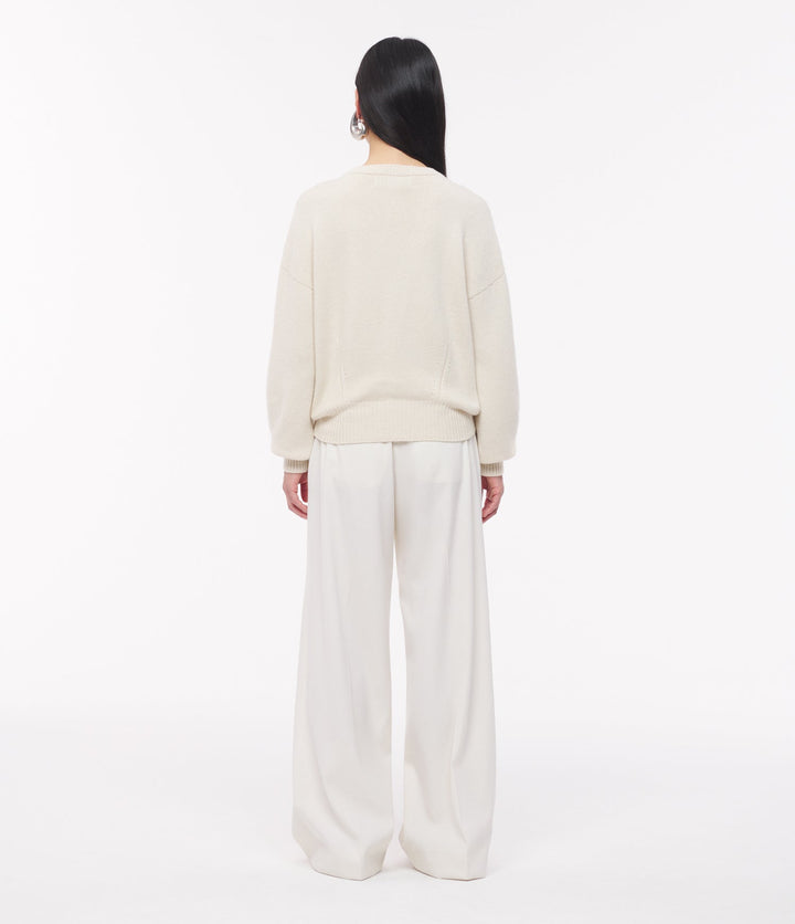 Cashmere Knit Sweatshirt