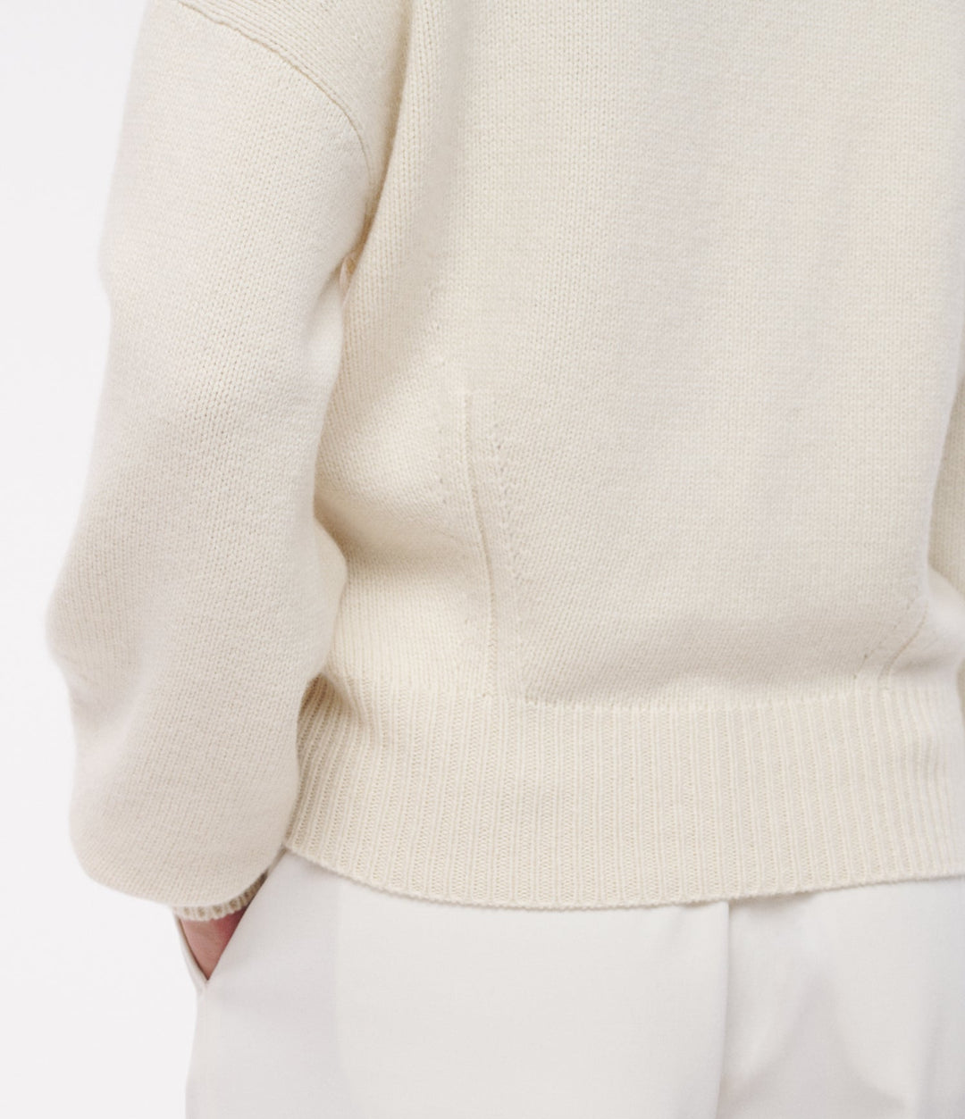 Cashmere Knit Sweatshirt