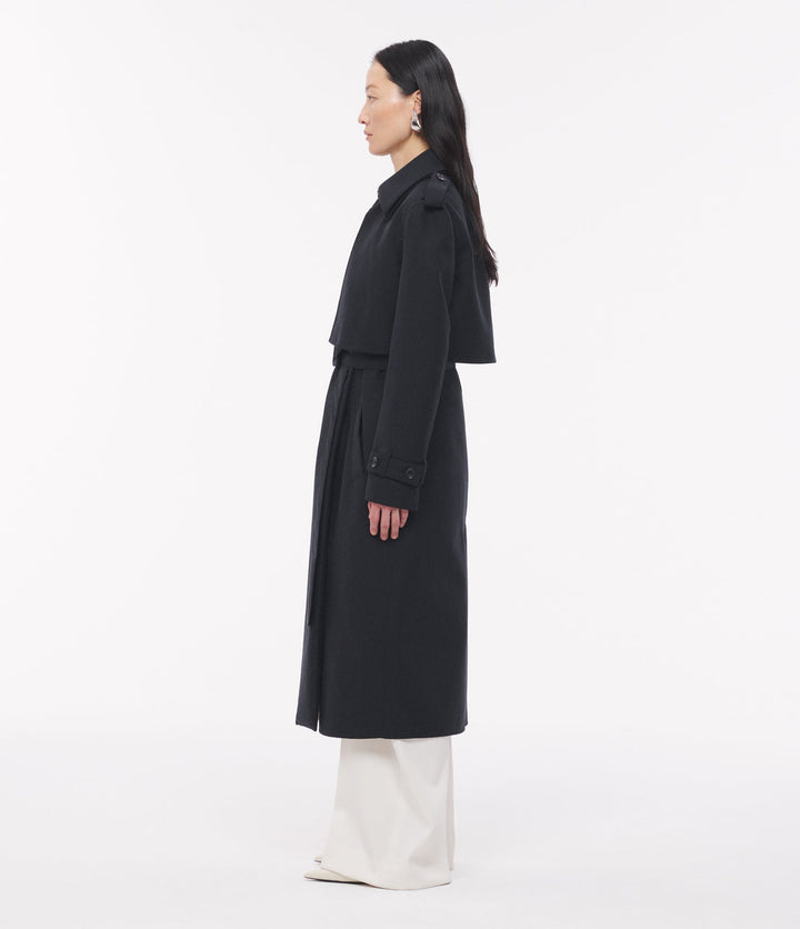 Double Face Convertible Trench