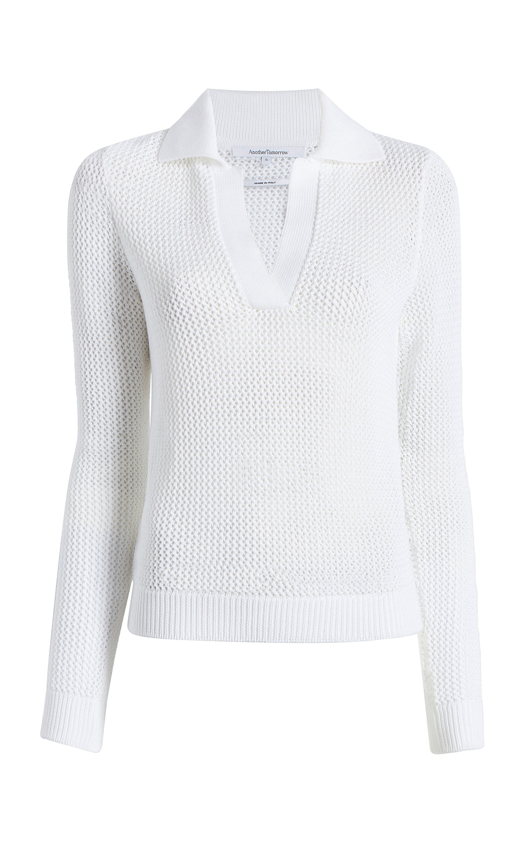 Crochet Polo Sweater - Resale