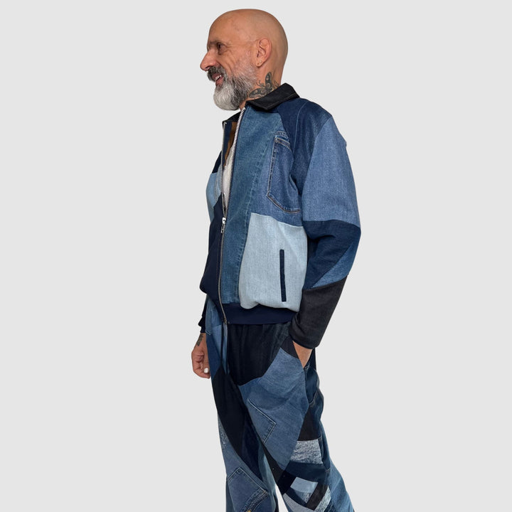 denim bomber jacket