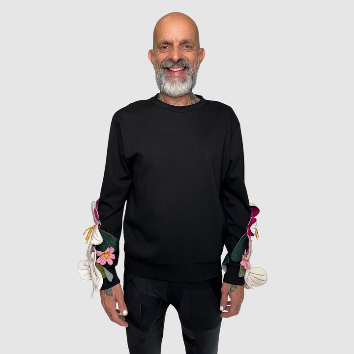 'full bloom florals' crewneck sweatshirt