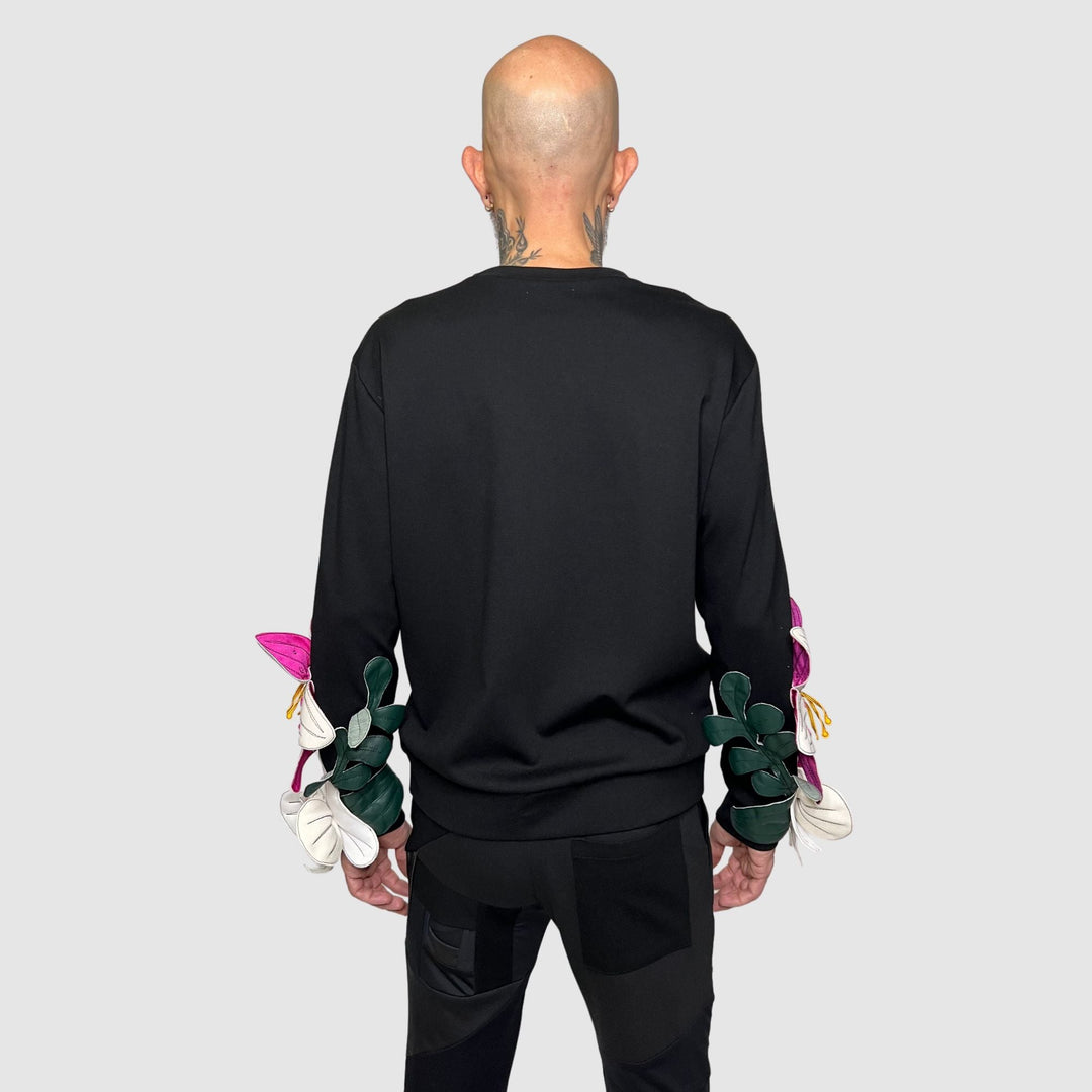 'full bloom florals' crewneck sweatshirt