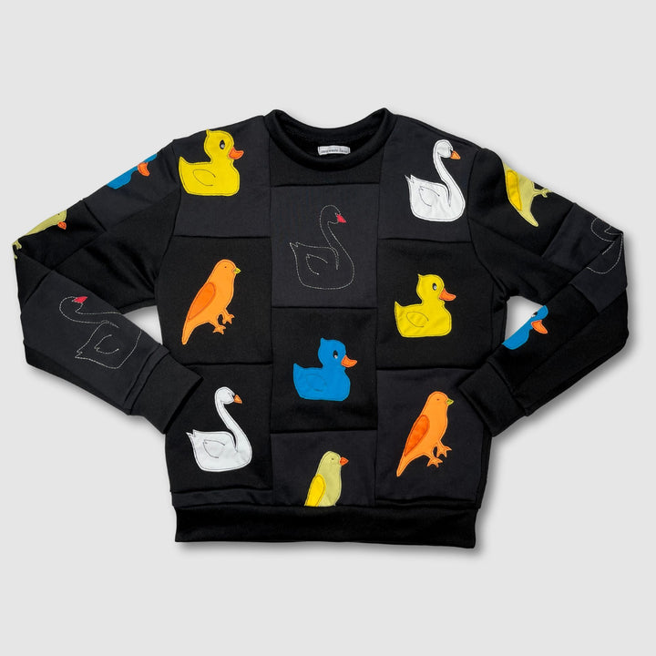 'ugly duckling + the swan' crewneck sweatshirt