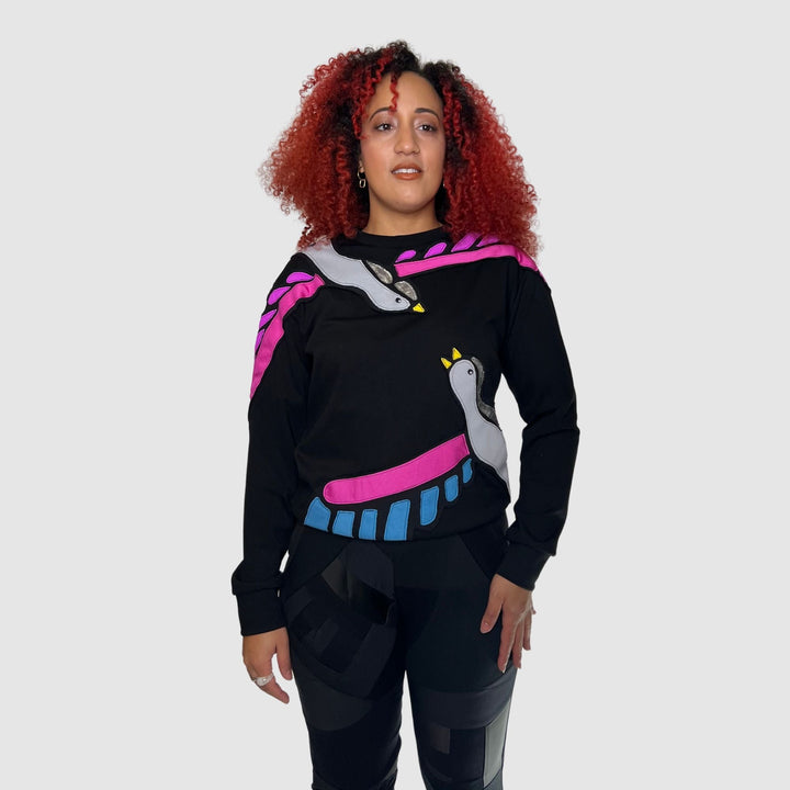 'lovebirds' crewneck sweatshirt