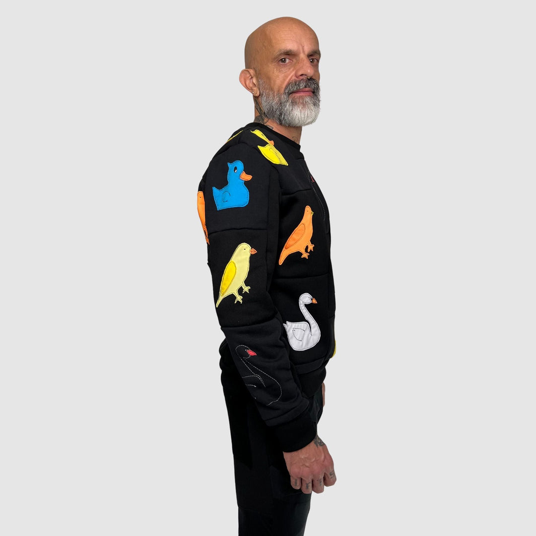 'ugly duckling + the swan' crewneck sweatshirt