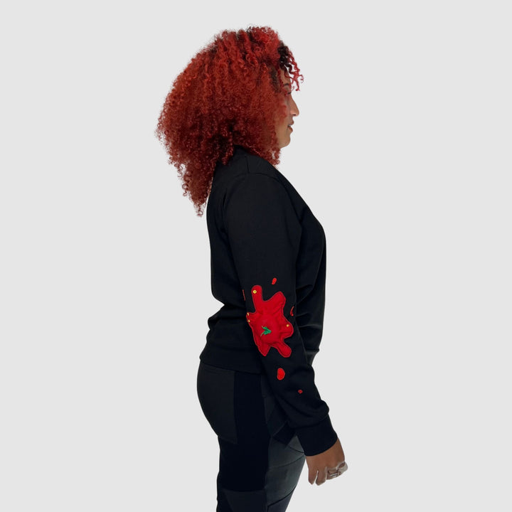 'tomato splat' crewneck sweatshirt