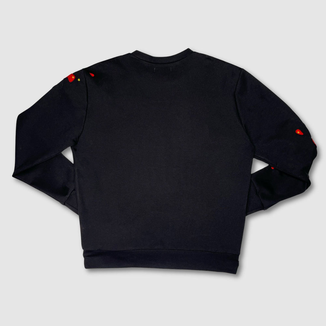 'tomato splat' crewneck sweatshirt