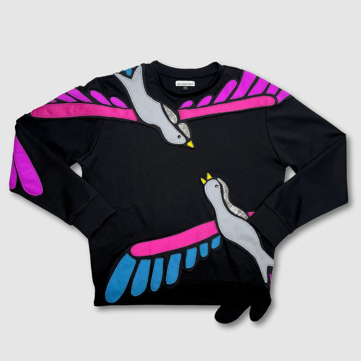 'lovebirds' crewneck sweatshirt