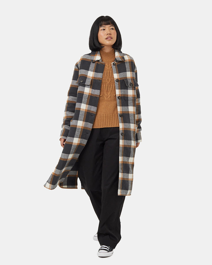 Heavy Weight Flannel Long Jacket