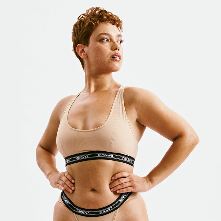Powermesh Bralette - Chai