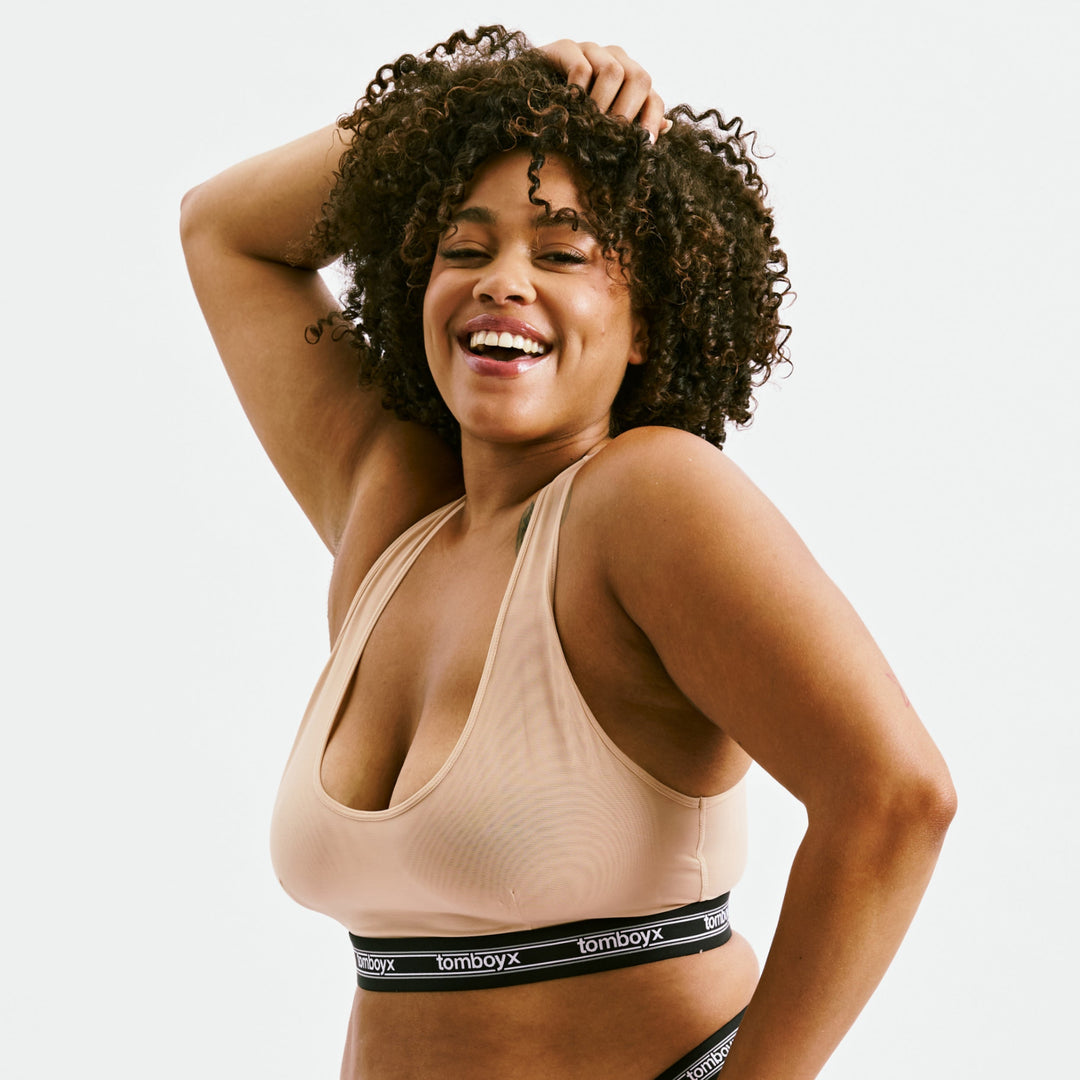 Powermesh Bralette - Chai