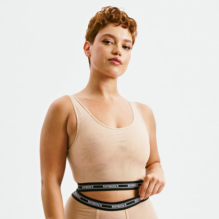 Powermesh Essential Bra - Chai