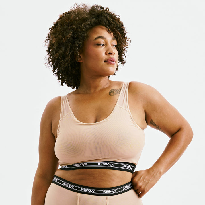 Powermesh Essential Bra - Chai