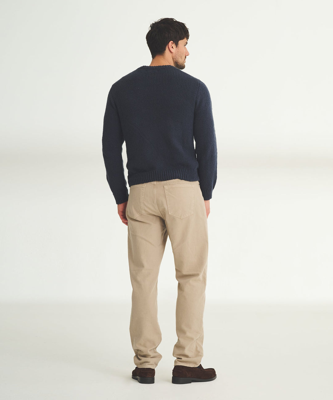 Chunky Cotton Crewneck Sweater
