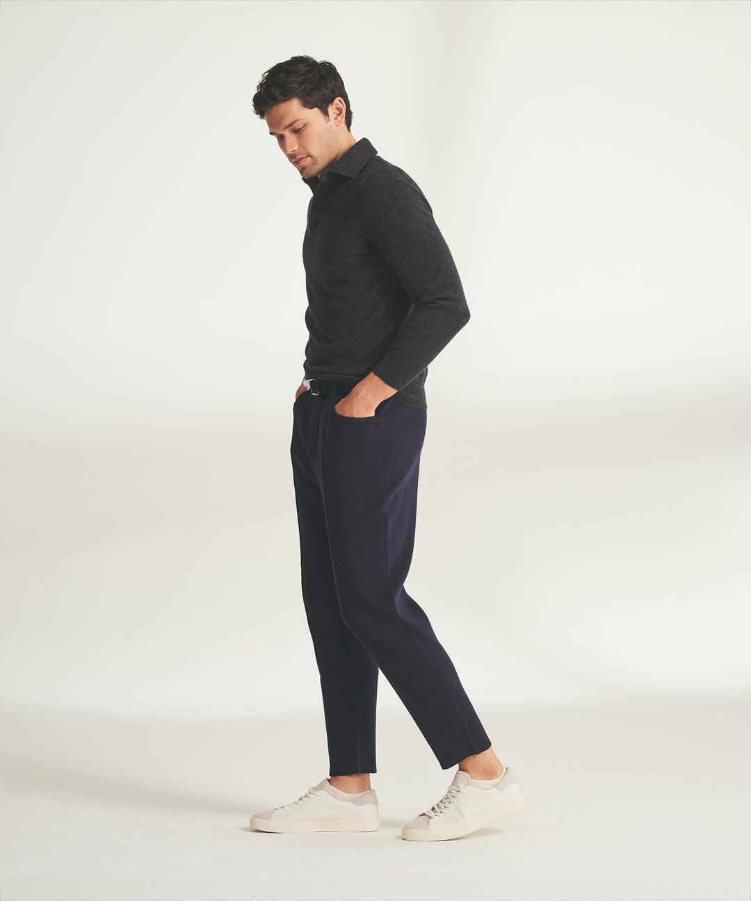Cotton Cashmere Trouser