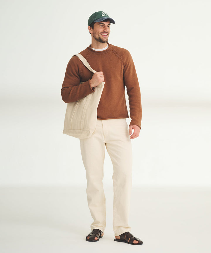 Cotton Relaxed Rollneck Sweater