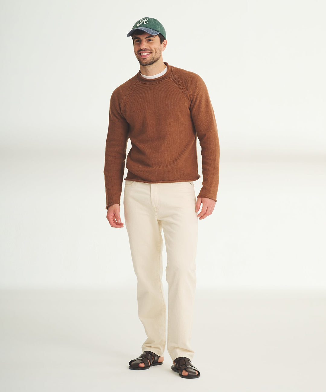 Cotton Relaxed Rollneck Sweater