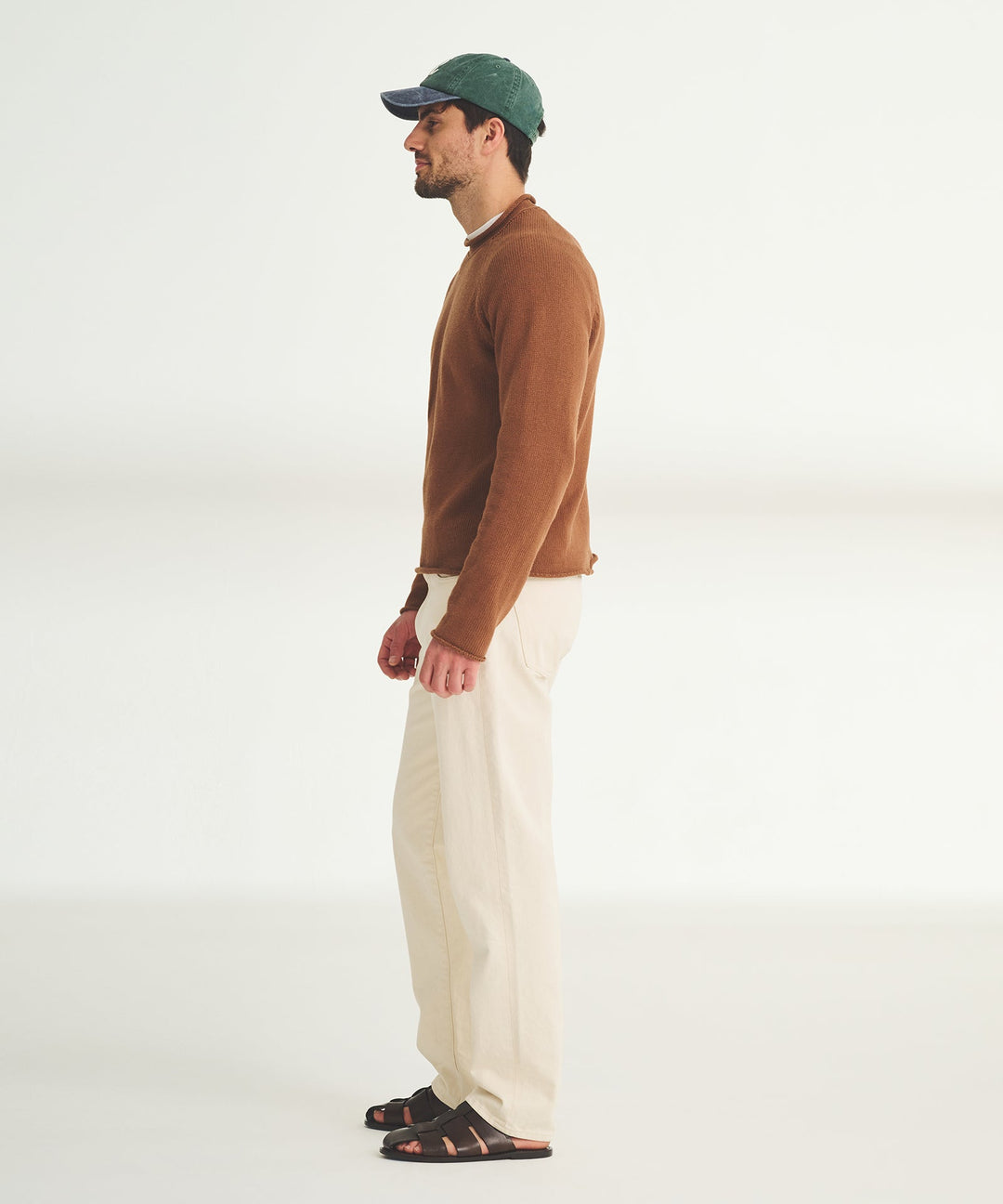 Cotton Relaxed Rollneck Sweater