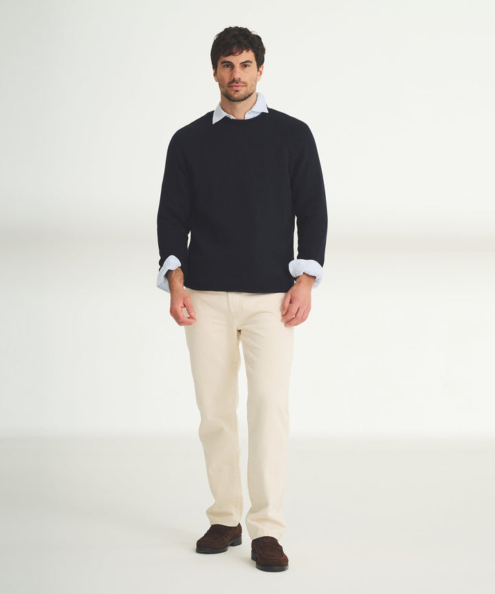 Cotton Relaxed Rollneck Sweater