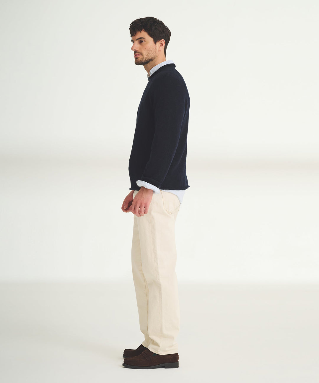 Cotton Relaxed Rollneck Sweater