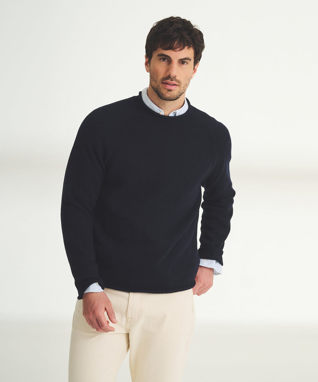 Cotton Relaxed Rollneck Sweater