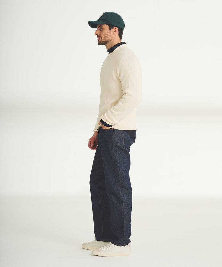 Cotton Relaxed Rollneck Sweater