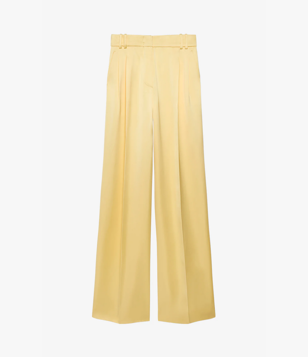 Satin Pleated Trouser
