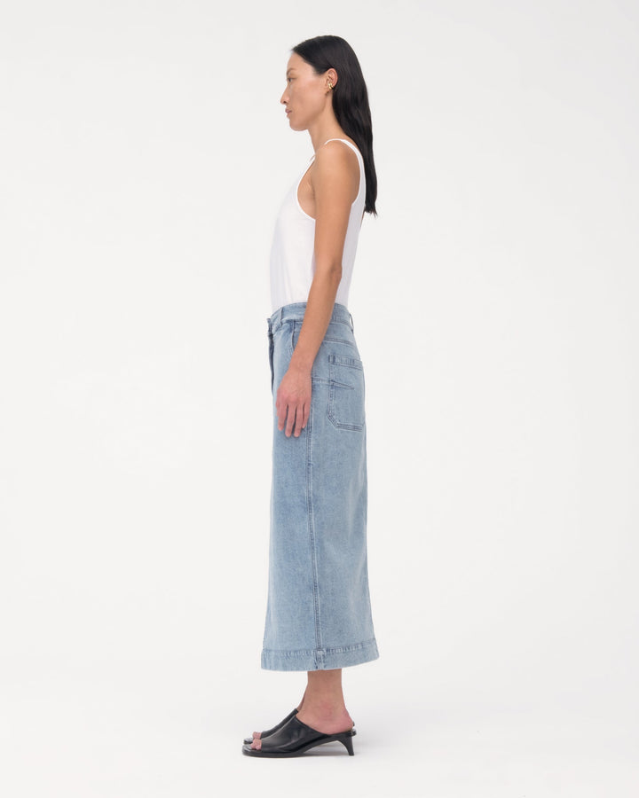 Denim Pencil Skirt