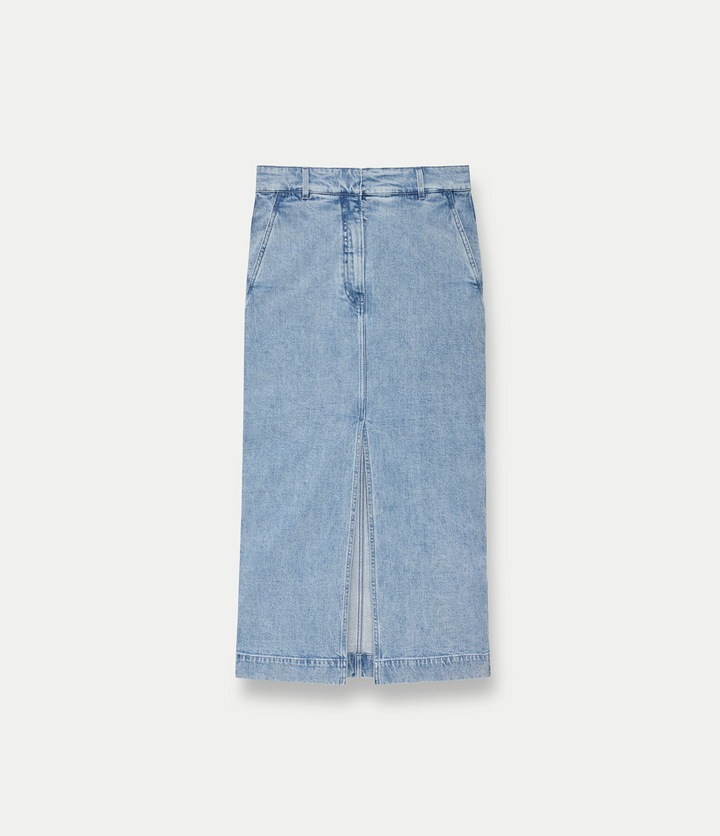 Denim Pencil Skirt