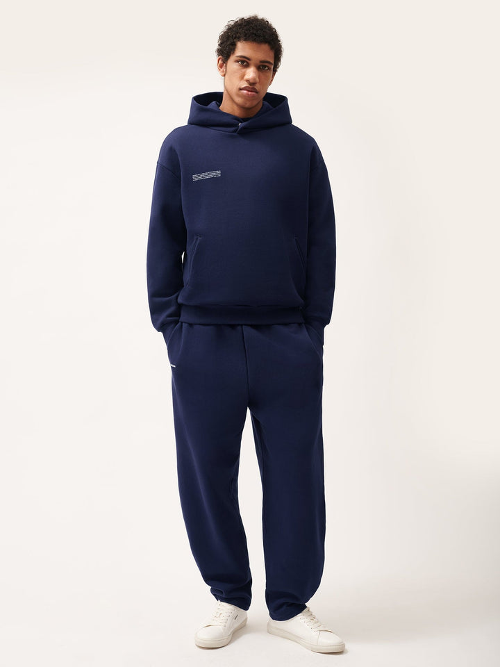 Mens DNA Barrel-Leg Track Pants—navy
