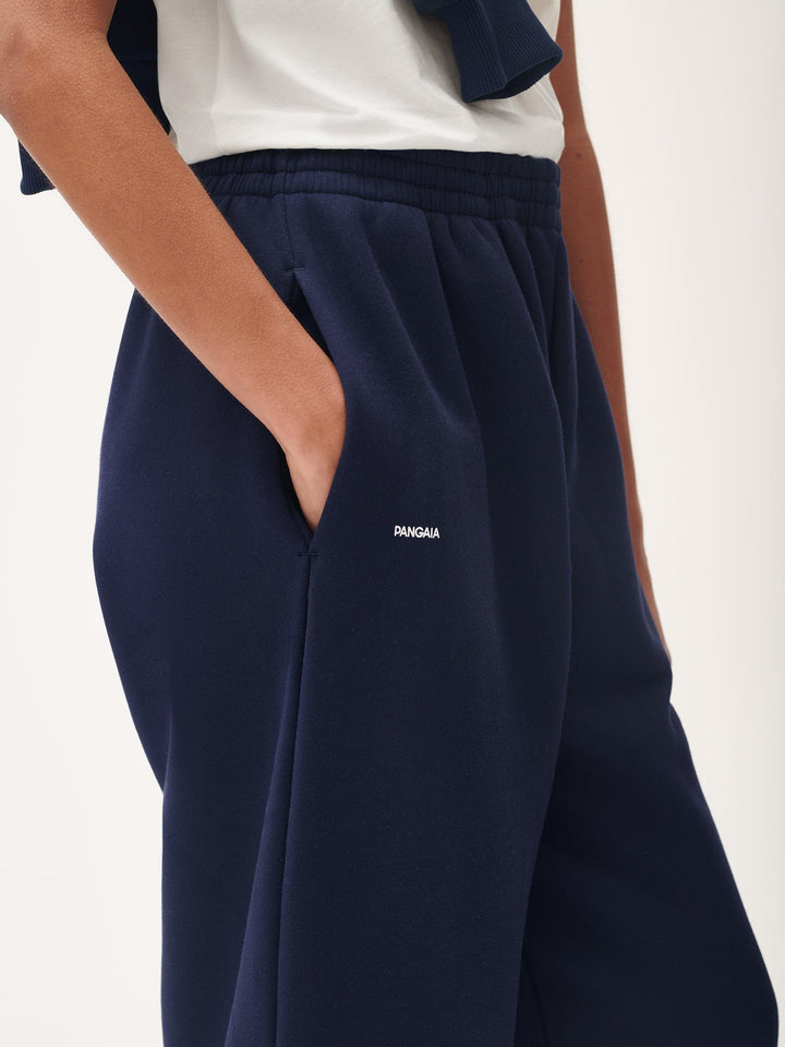 Womens DNA Barrel-Leg Track Pants—navy