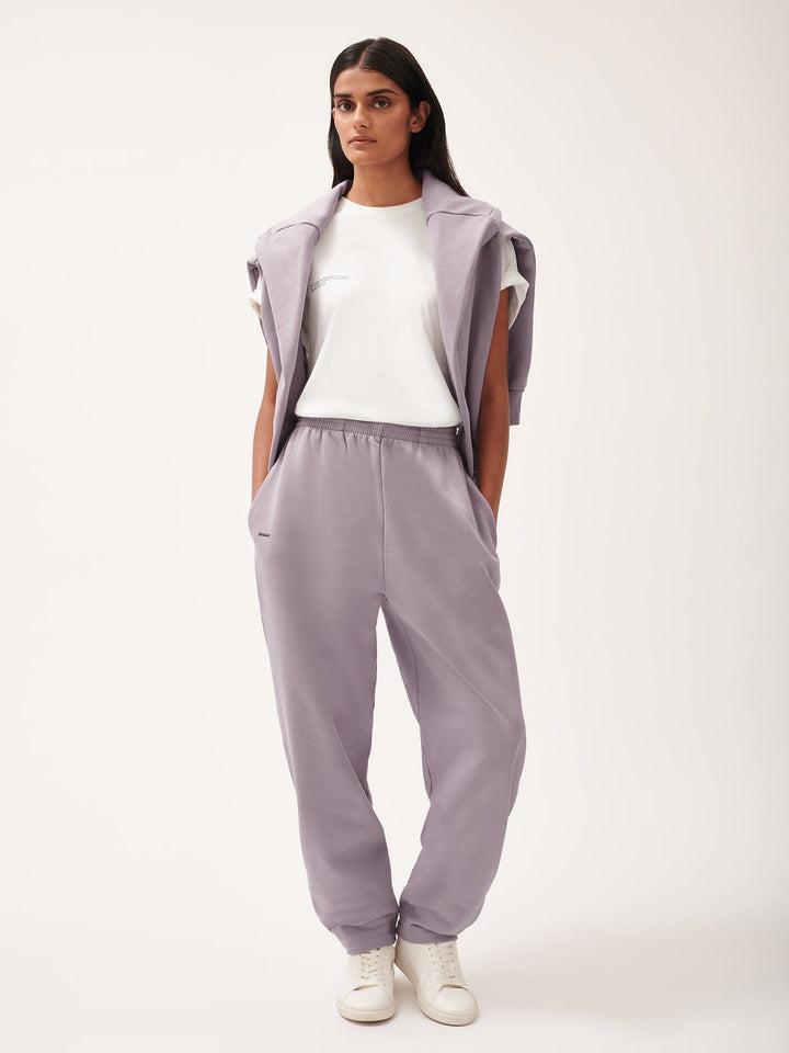 Womens DNA Barrel-Leg Track Pants—raisin purple