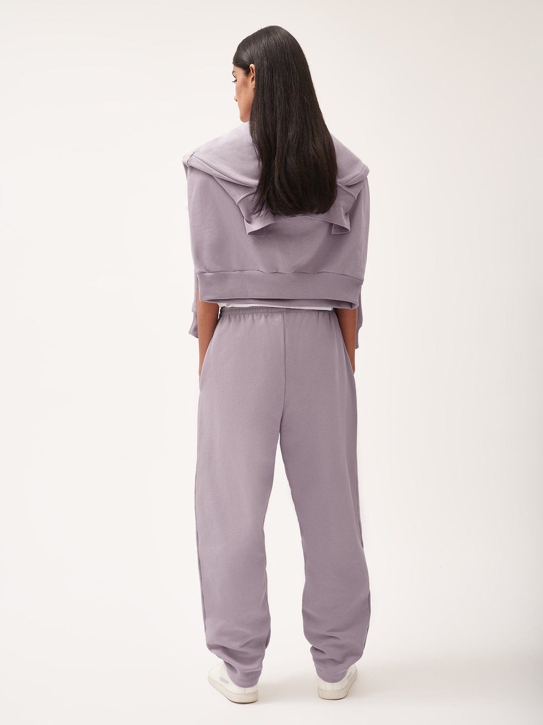 Womens DNA Barrel-Leg Track Pants—raisin purple