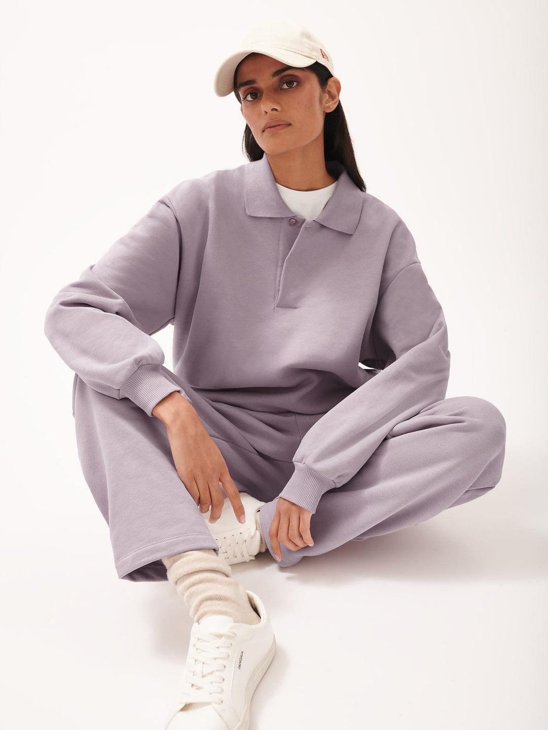 Womens DNA Barrel-Leg Track Pants—raisin purple