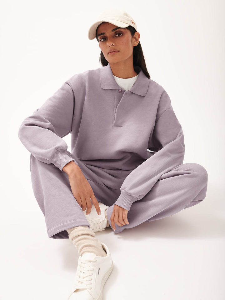 Womens DNA Barrel-Leg Track Pants—raisin purple