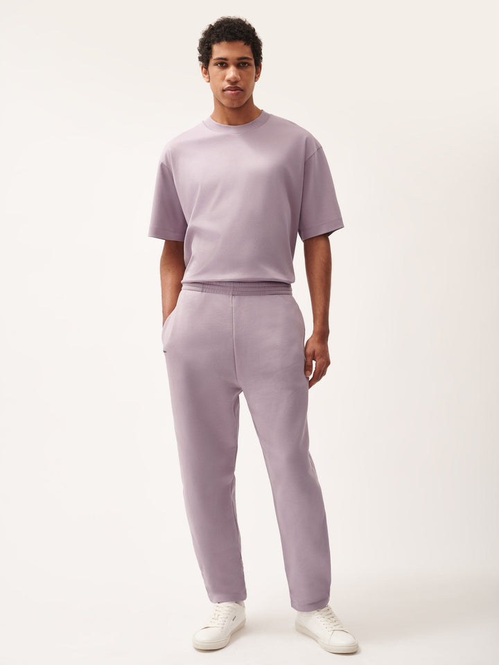 Mens DNA Barrel-Leg Track Pants—raisin purple