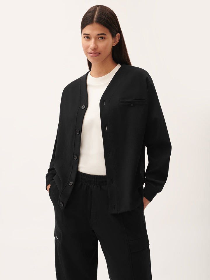 Womens DNA Double Jersey Liner Jacket—black