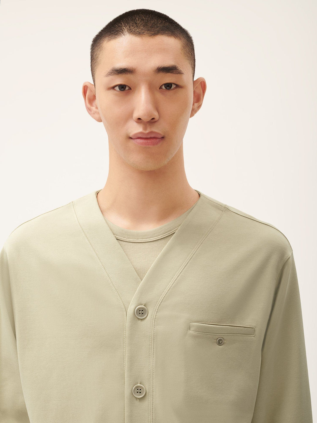 Mens DNA Double Jersey Liner Jacket—maitake beige